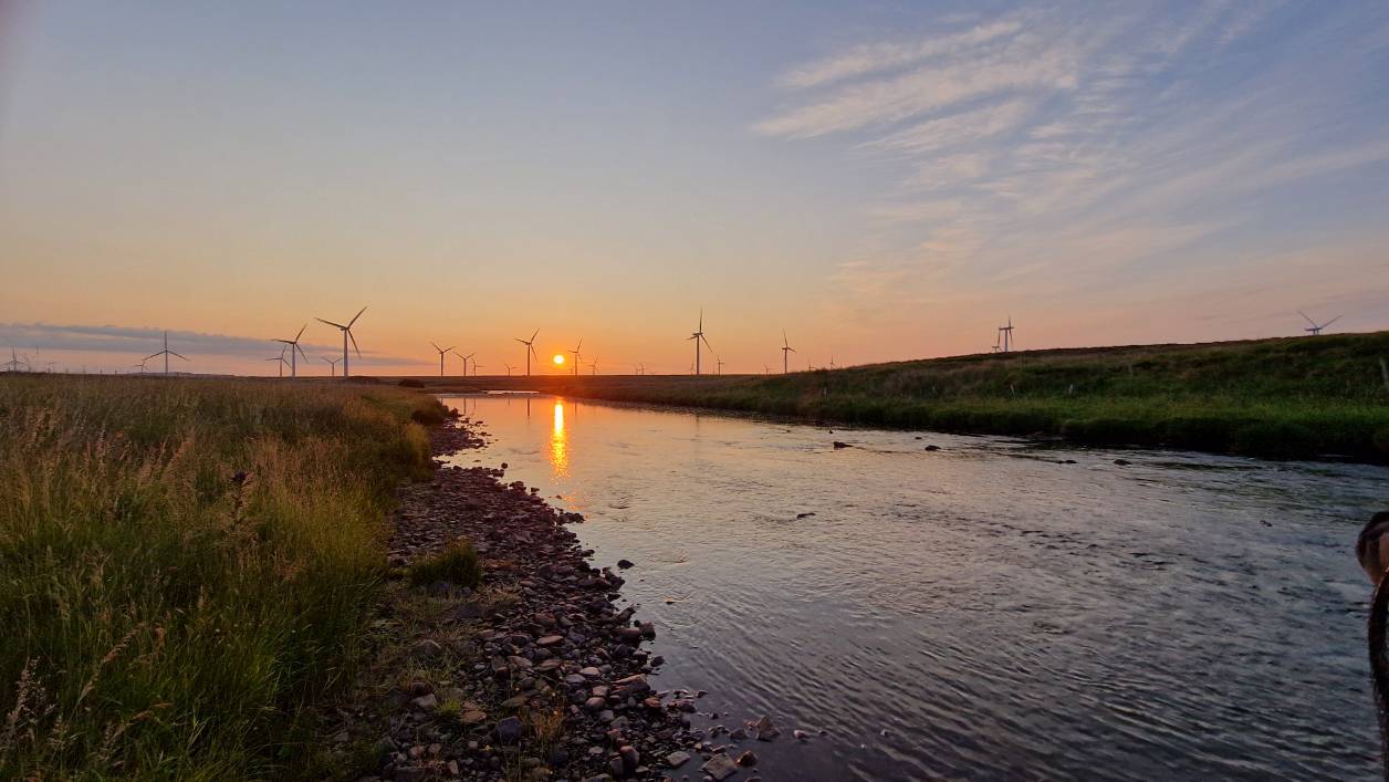 Sunrise on jamie sutherlands